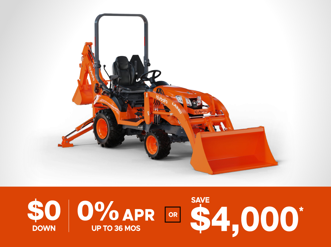 Save on BX Series Tractors